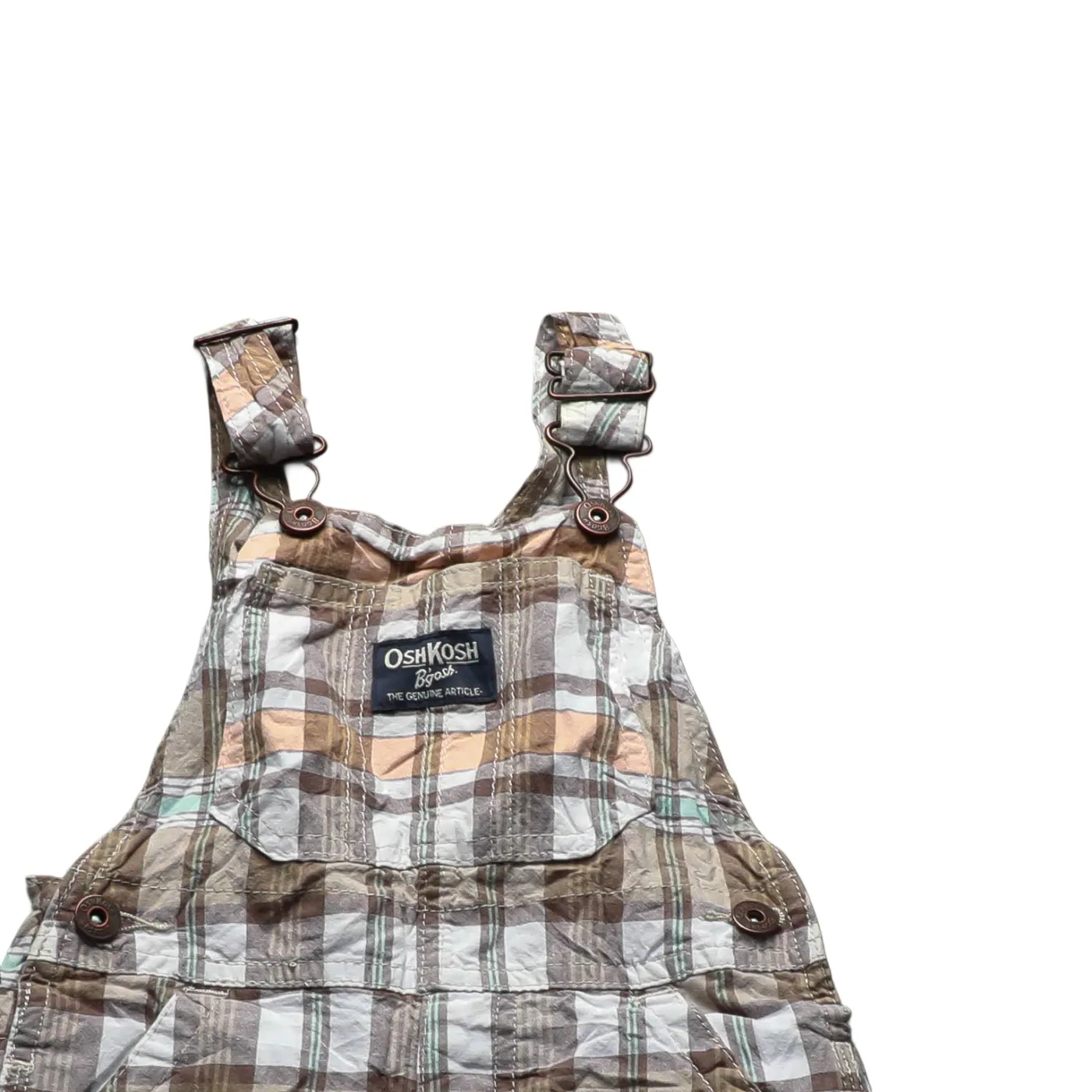 OshKosh Kids Check Dungarees Multicolour Age 18M