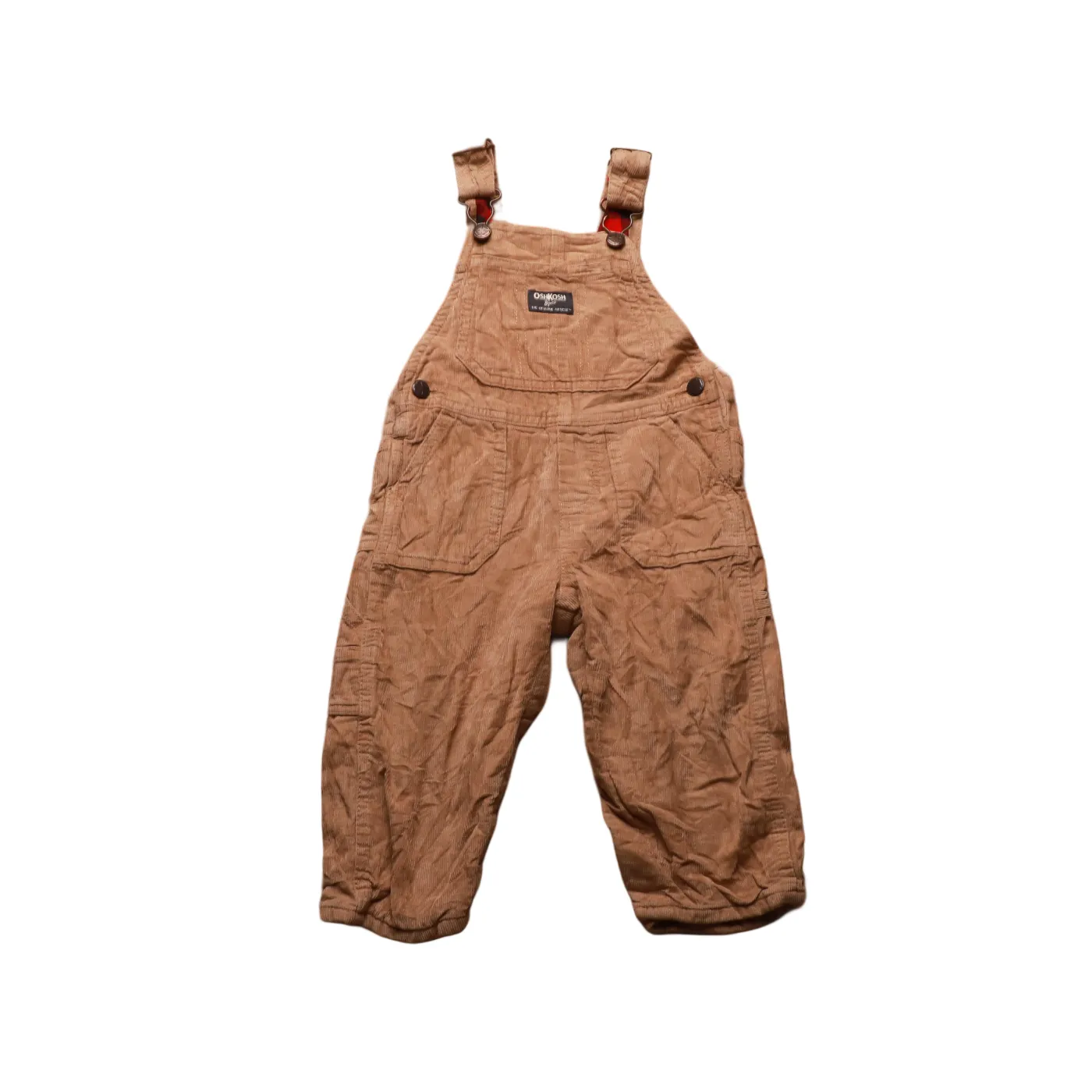 OshKosh Kids Corduroy Dungaree Brown Age 18M