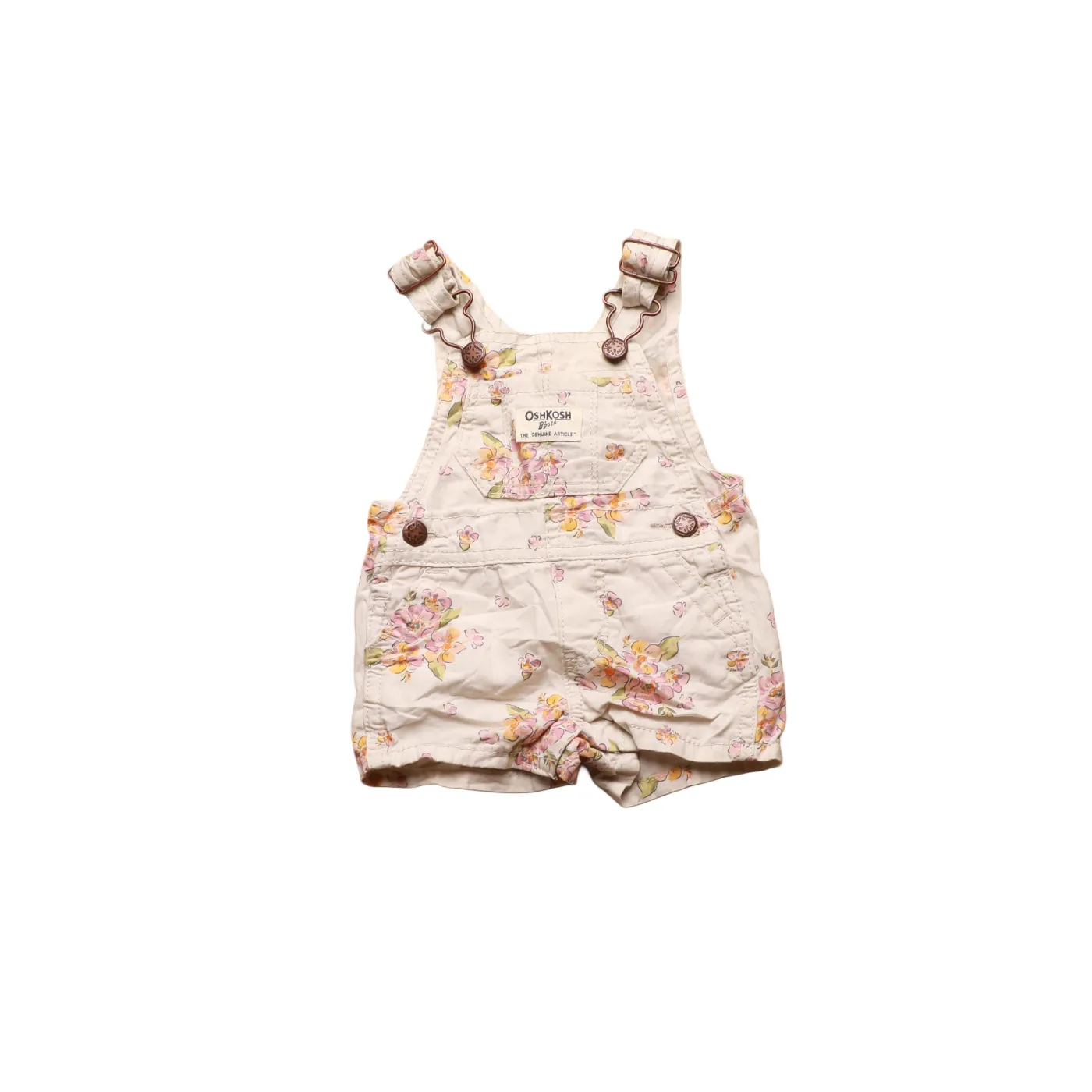 OshKosh Kids Floral Dungaree Multicolour Age 3M