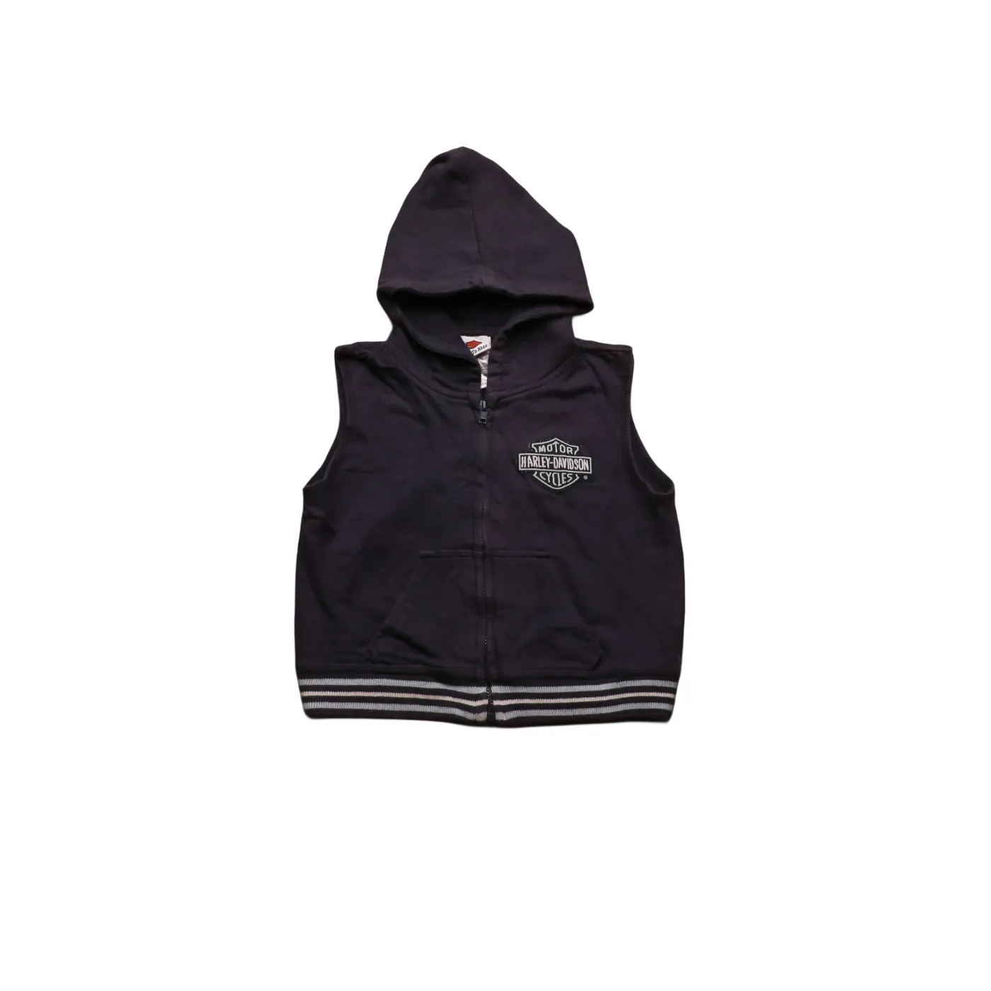 Harley Davidson Kids Sleeveless Hoodie Blue Age 12M