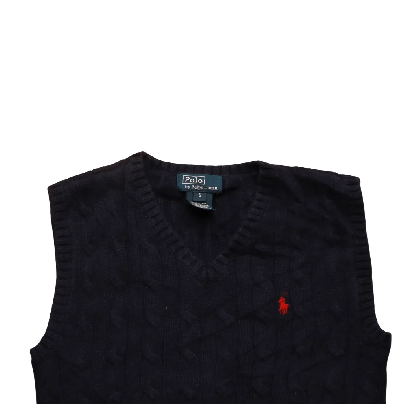 Ralph Lauren Kids Knitwear Vest Blue Age 5Y