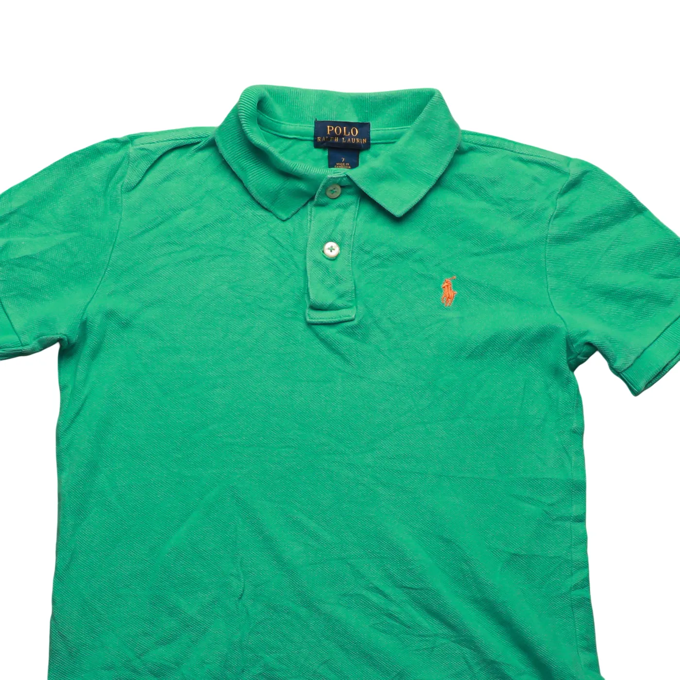 Ralph Lauren Kids Polo T-Shirt Green Age 7Y