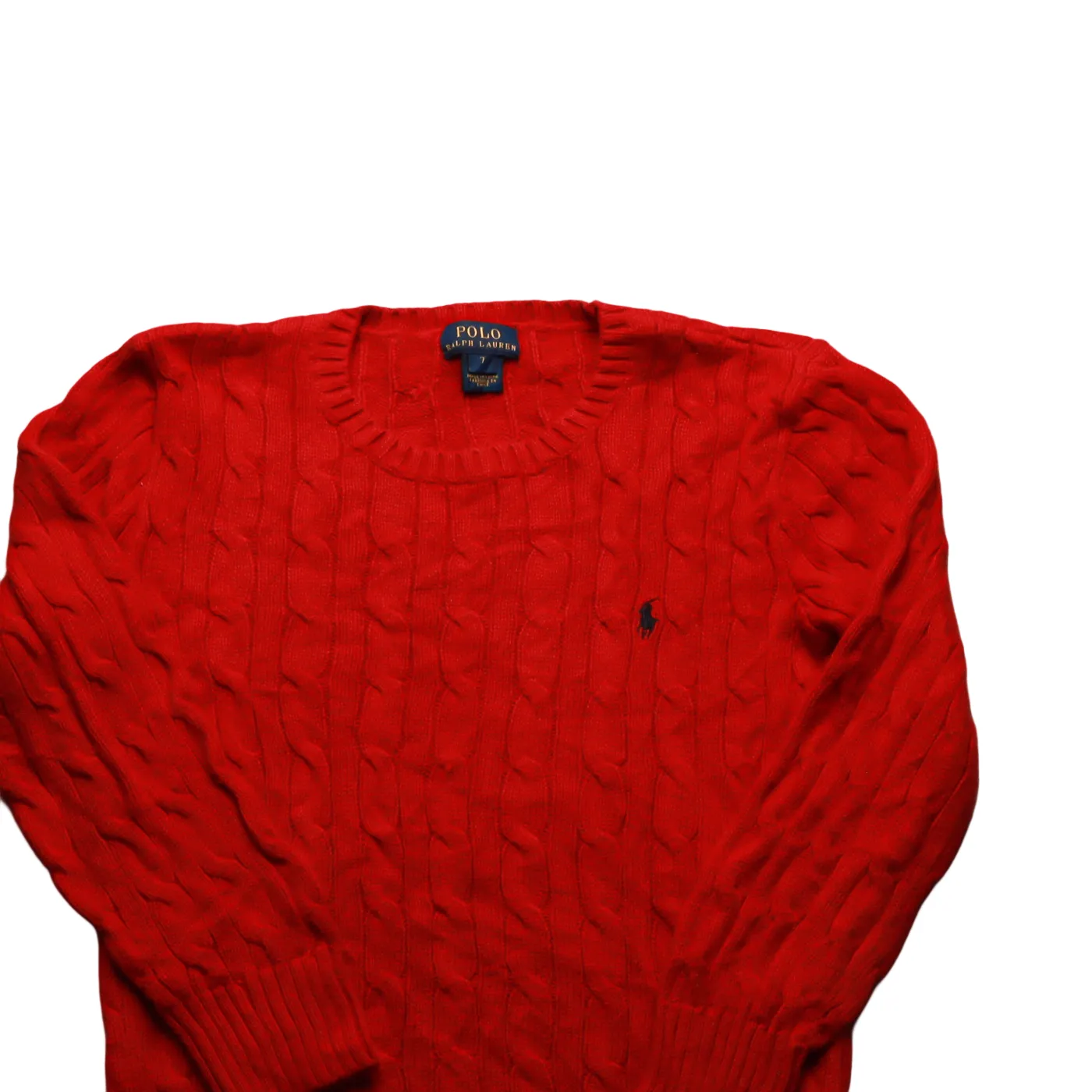 Ralph Lauren Kids Knitwear Jumper Red Age 7Y