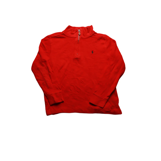 Ralph Lauren Kids 1/4 Zip Jumper Red Age 6Y