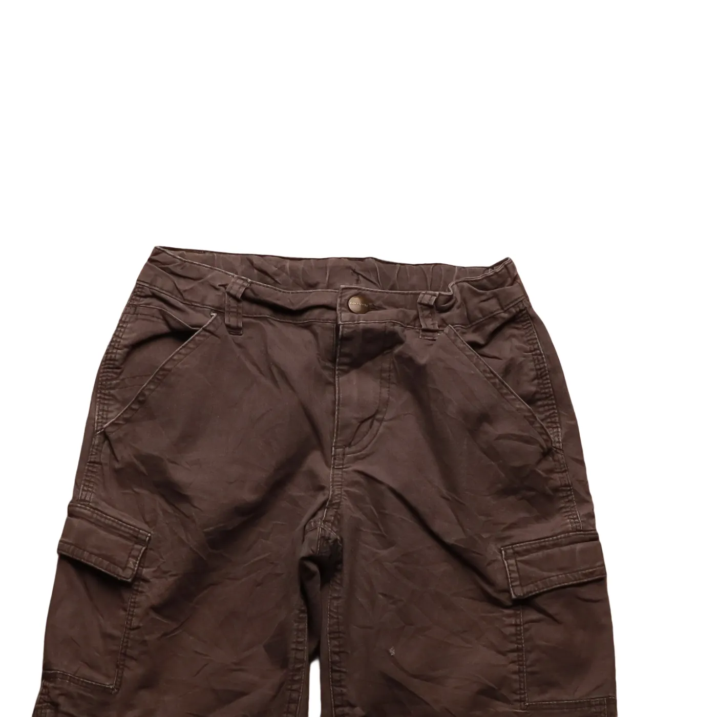 Carhartt Kids Cargo Shorts Brown Age 7Y
