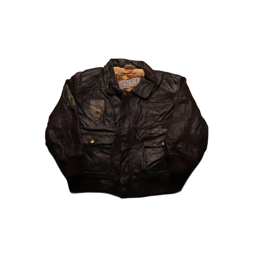 Giacca Kids Leather Jacket Brown Age 4Y