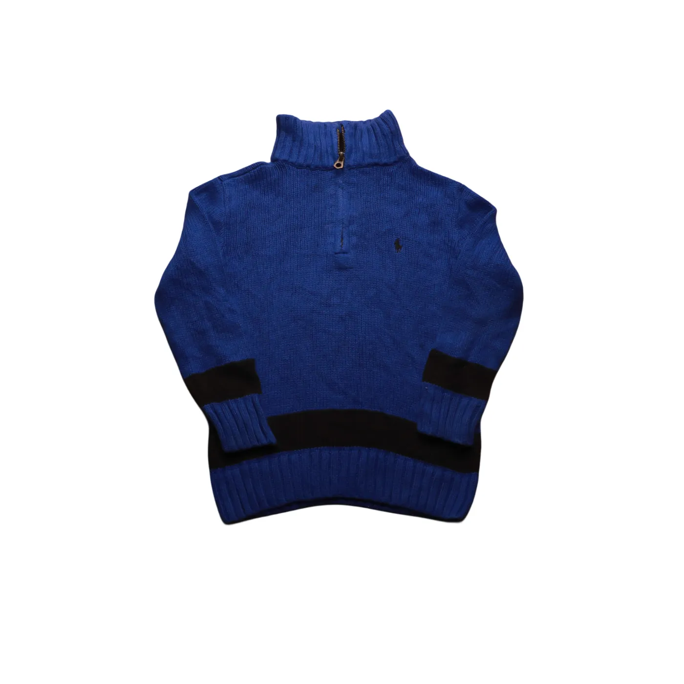Ralph Lauren Kids 1/4 Zip Jumper Blue Age 4Y