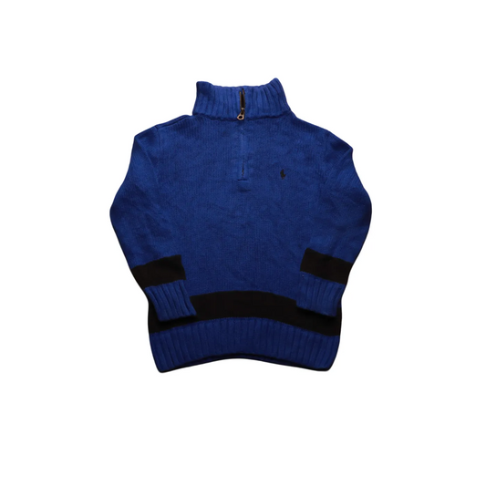 Ralph Lauren Kids 1/4 Zip Jumper Blue Age 4Y