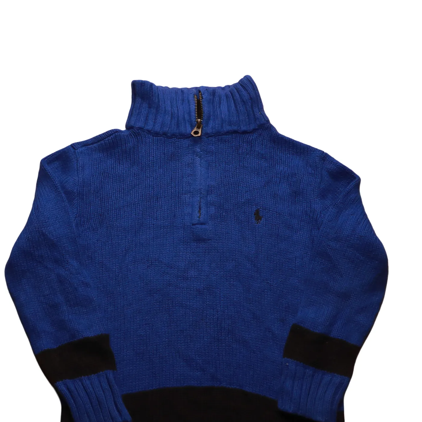 Ralph Lauren Kids 1/4 Zip Jumper Blue Age 4Y