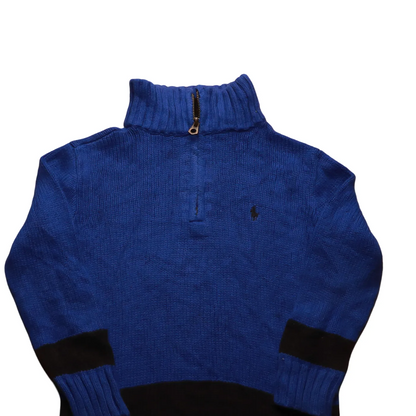 Ralph Lauren Kids 1/4 Zip Jumper Blue Age 4Y