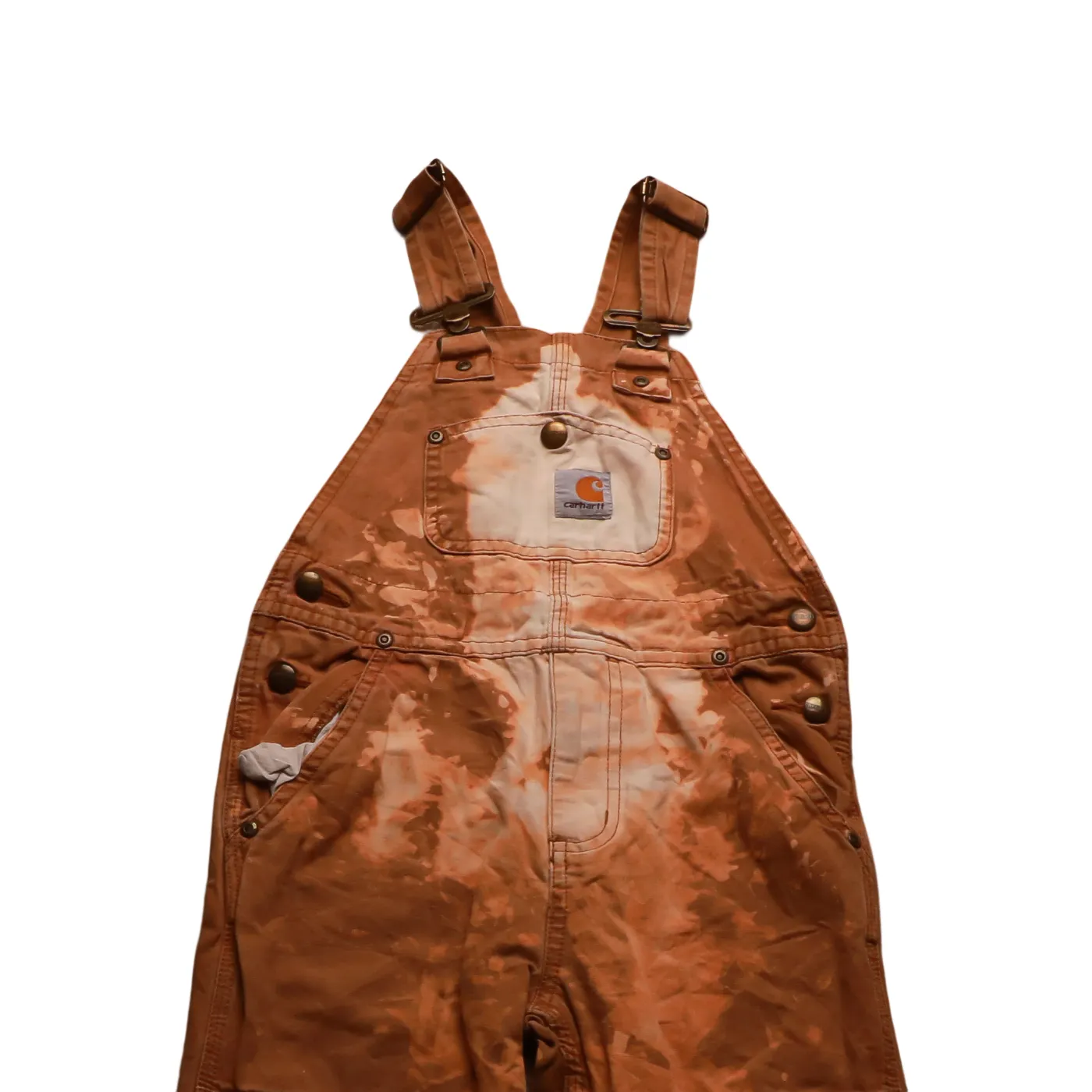 Carhartt Kids Acid Wash Dungarees Multi Age 4Y