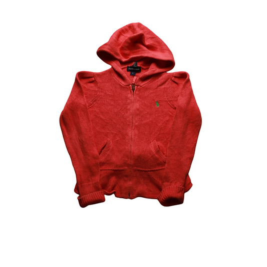 Ralph Lauren Kids Knitwear Hoodie Pink Age 4Y