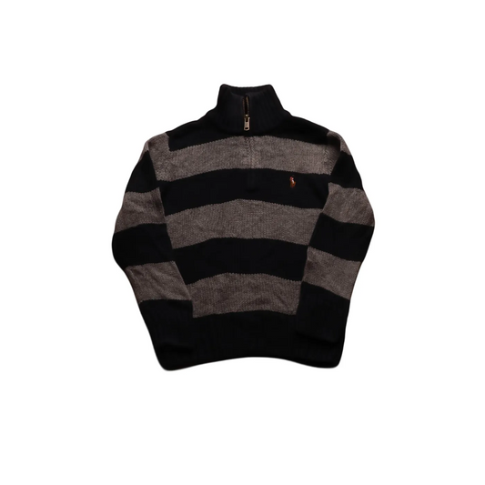 Ralph Lauren Kids 1/4 Zip Jumper Grey Age 3Y