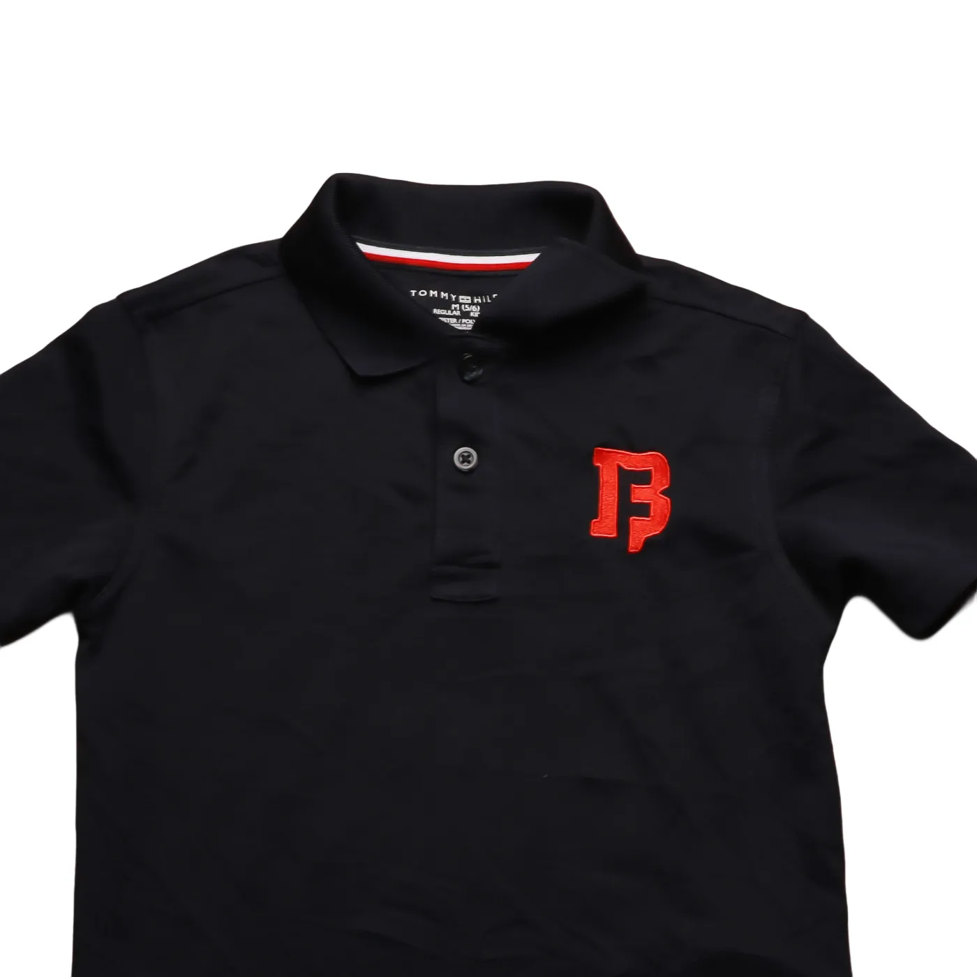 Tommy Hilfiger Kids Polo T-Shirt Black Age 5-6Y