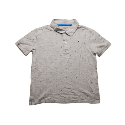 Tommy Hilfiger Kids Polo T-Shirt Grey Age 8-10Y