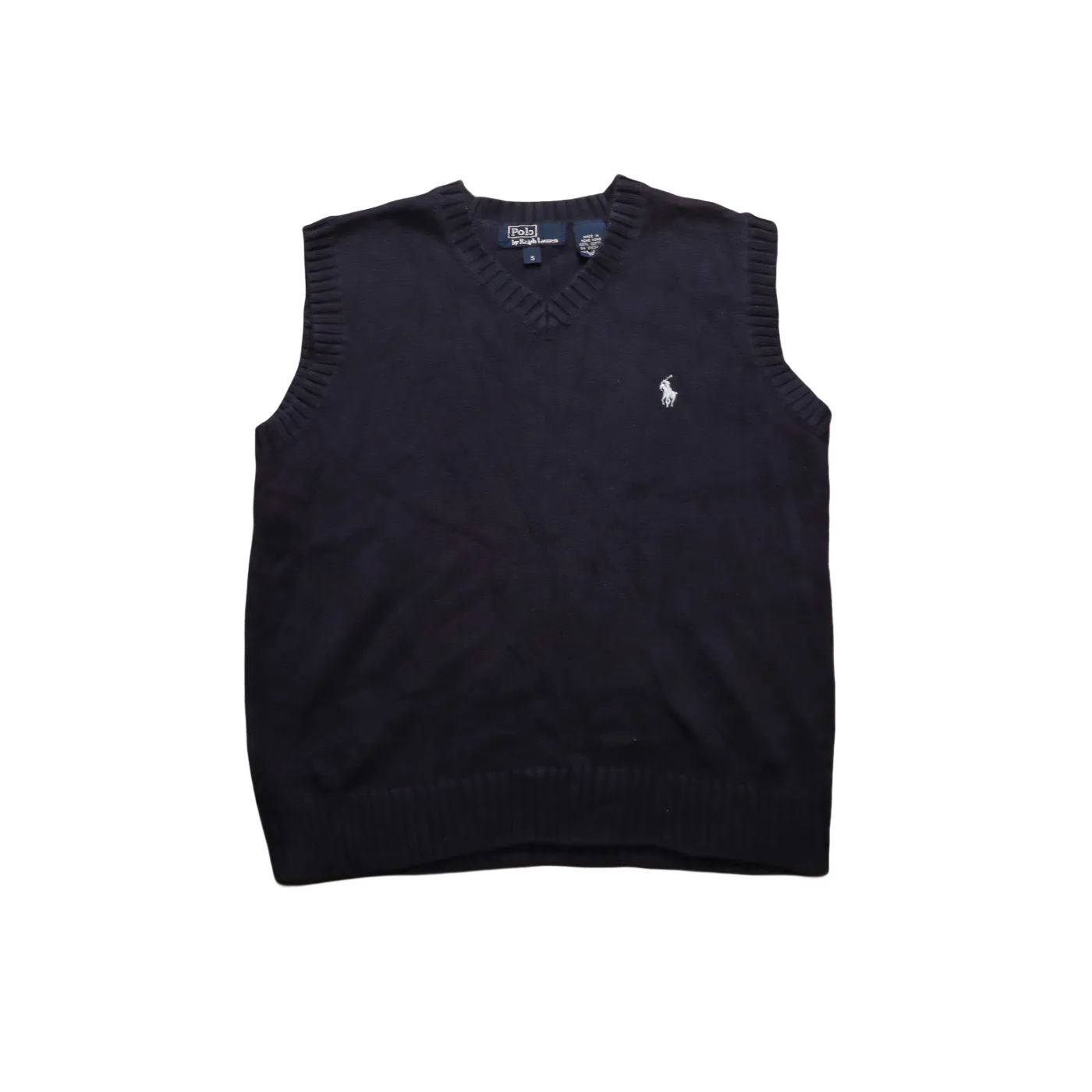 Ralph Lauren Kids Knitwear Vest Blue Age 8Y