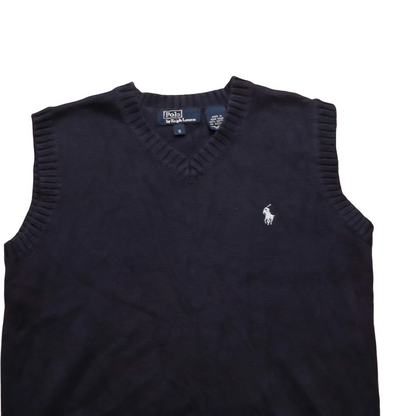 Ralph Lauren Kids Knitwear Vest Blue Age 8Y