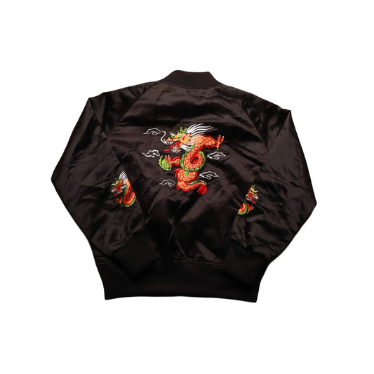 Unbranded Kids Bomber Jacket Black Age 6Y