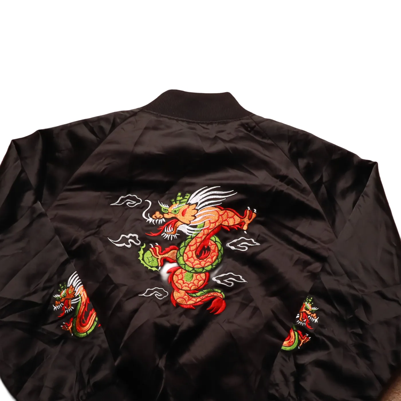 Unbranded Kids Bomber Jacket Black Age 6Y