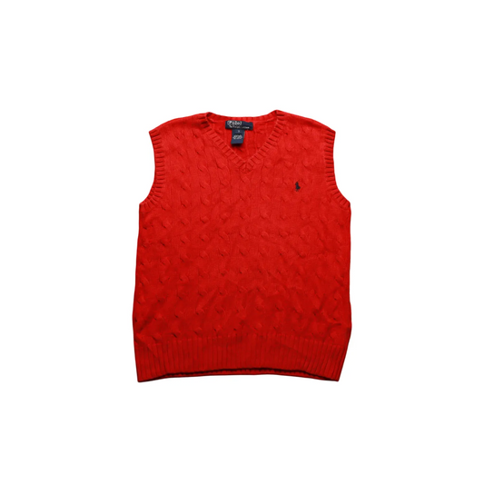 Ralph Lauren Kids Knitwear Vest Red Age 7Y