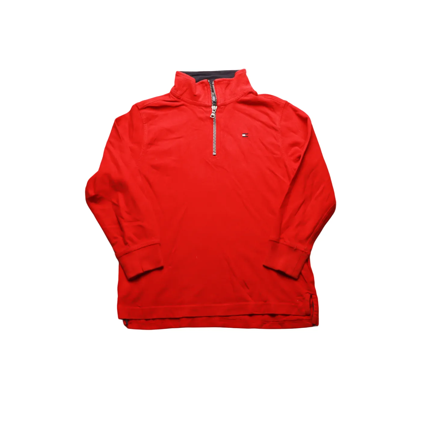 Tommy Hilfiger Kids 1/4 Zip Jumper Multi Age 7Y