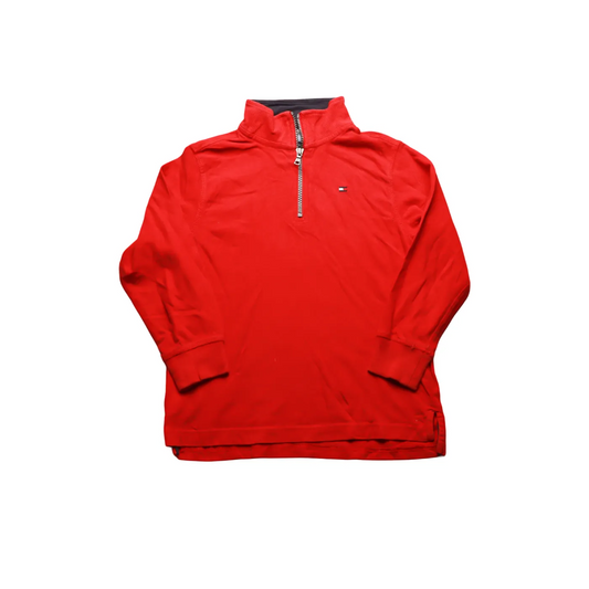 Tommy Hilfiger Kids 1/4 Zip Jumper Multi Age 7Y