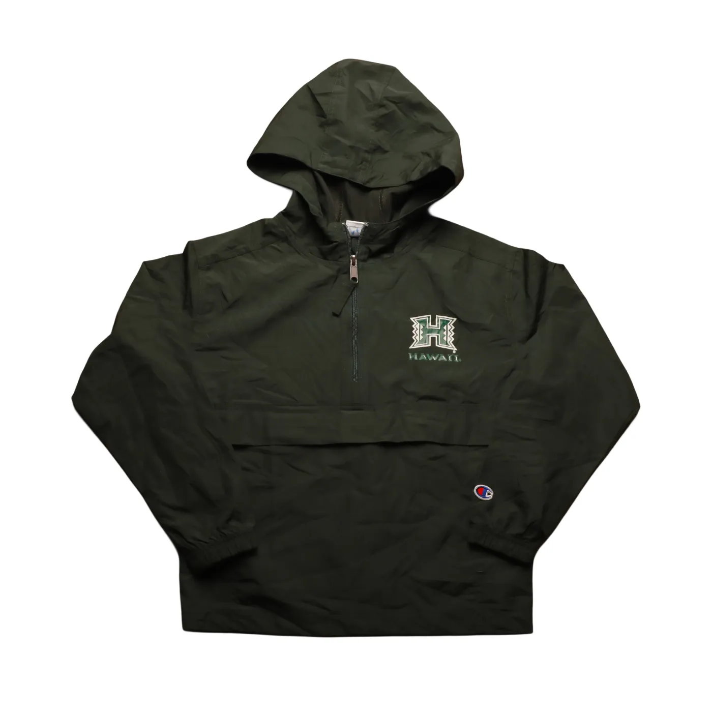 Champion Kids Windbreaker Jacket Green Age 7Y