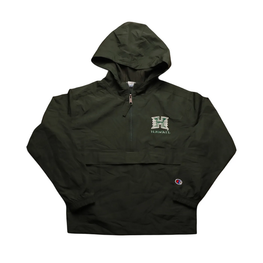 Champion Kids Windbreaker Jacket Green Age 7Y