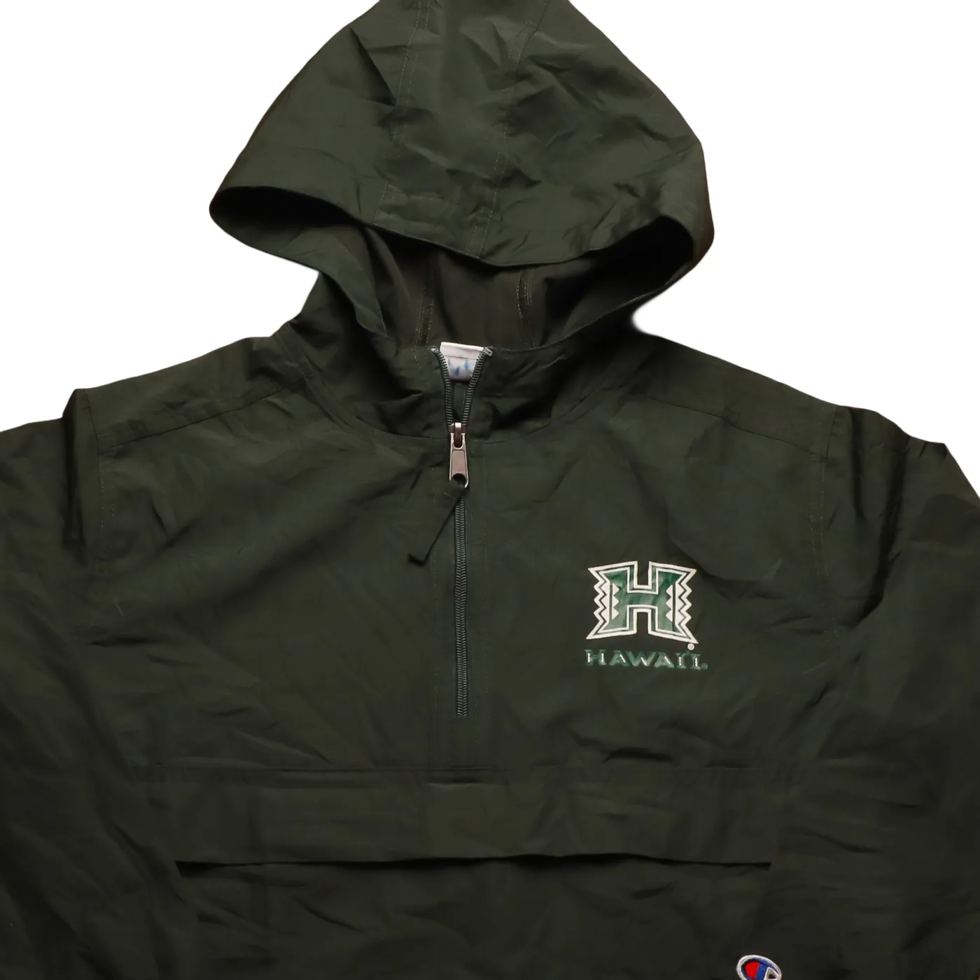 Champion Kids Windbreaker Jacket Green Age 7Y