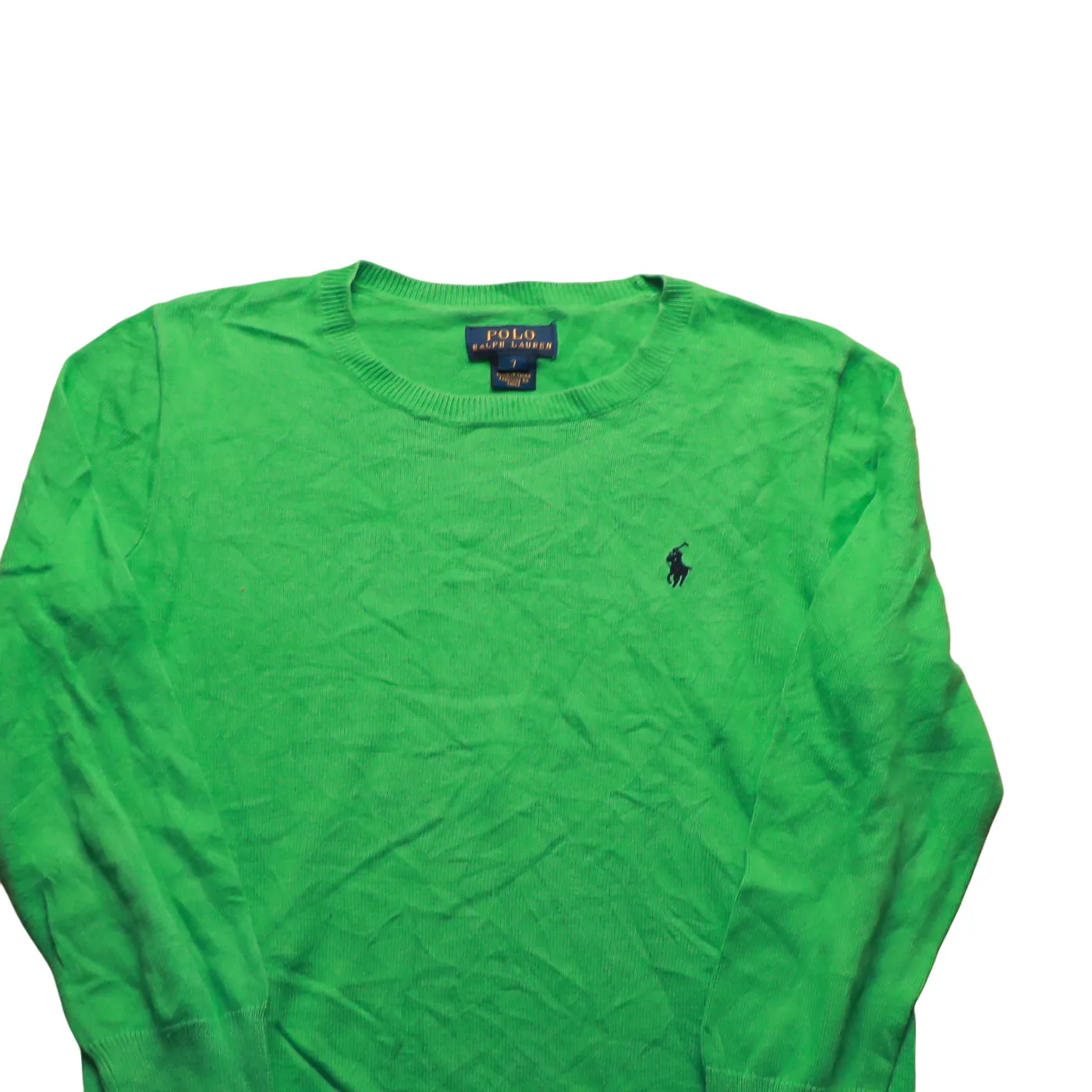 Ralph Lauren Kids Knitwear Jumper Green Age 7Y
