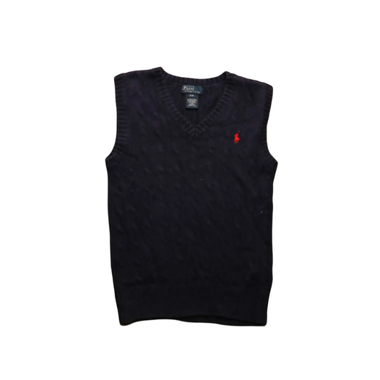 Ralph Lauren Kids Knitwear Vest Blue Age 8Y