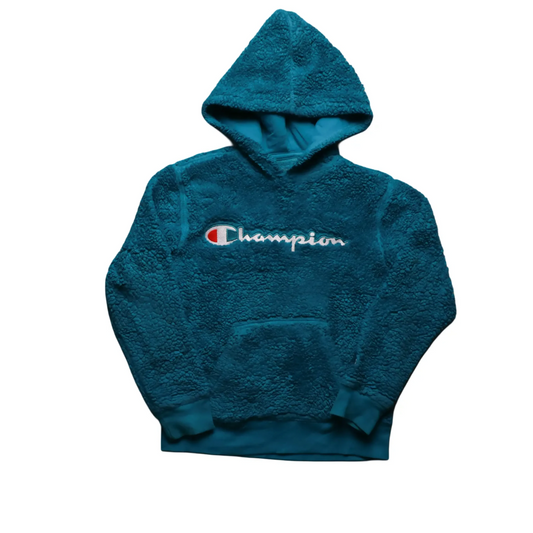 Champion Kids Fleece Hoodie Blue Age 6-7Y