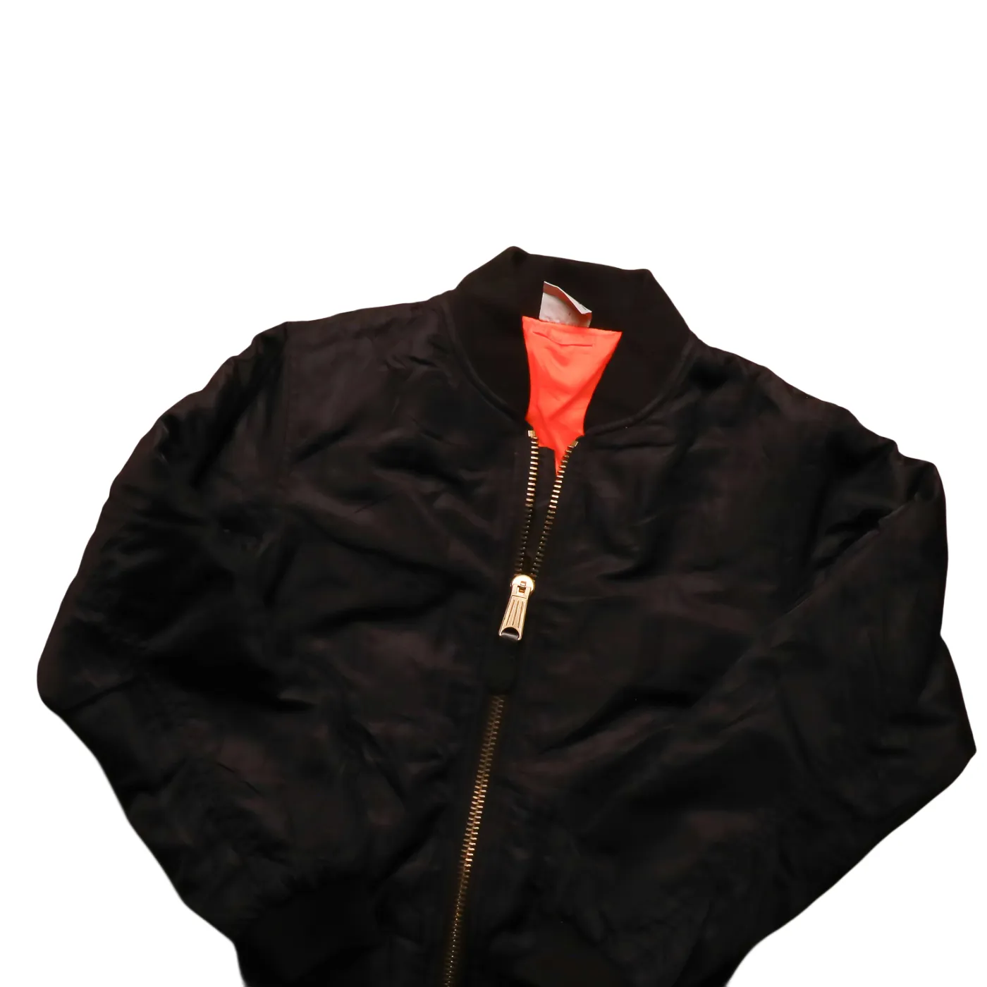 Unbranded Kids Bomber Jacket Black Age 7Y