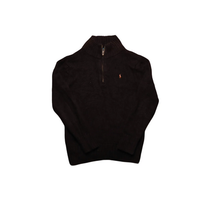 Ralph Lauren Kids 1/4 Zip Knitwear Jumper Blue Age 6Y