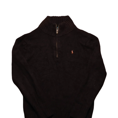 Ralph Lauren Kids 1/4 Zip Knitwear Jumper Blue Age 6Y