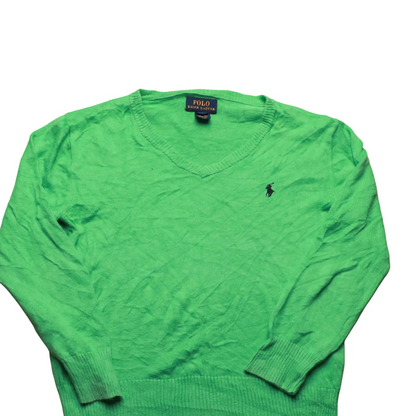 Ralph Lauren Kids Knitwear Jumper Green Age 7Y