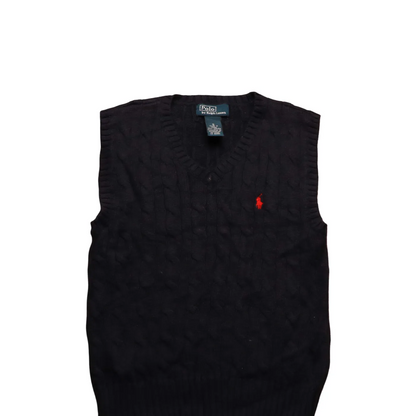 Ralph Lauren Kids Knitwear Vest Blue Age 5Y