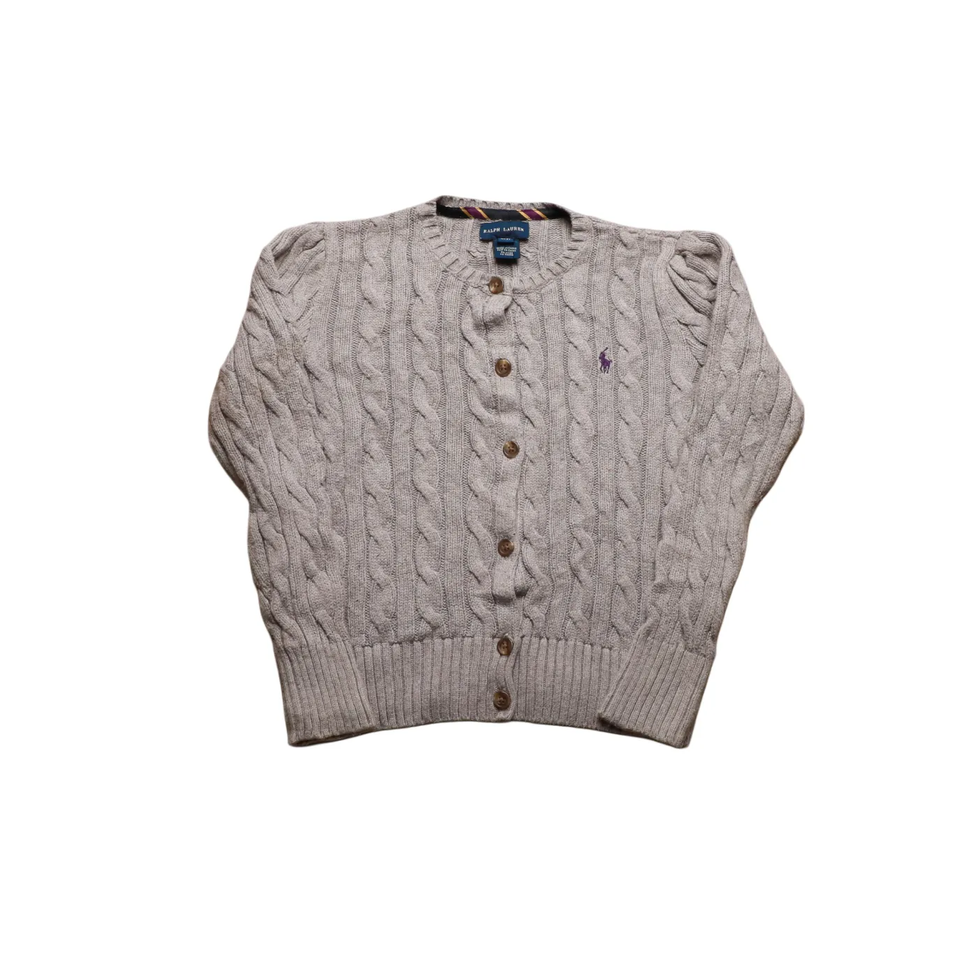 Ralph Lauren Kids Knitwear Cardigan Grey Age 5Y