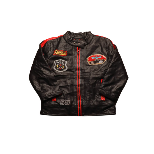 Disney Kids Leather Jacket Black Age 4Y