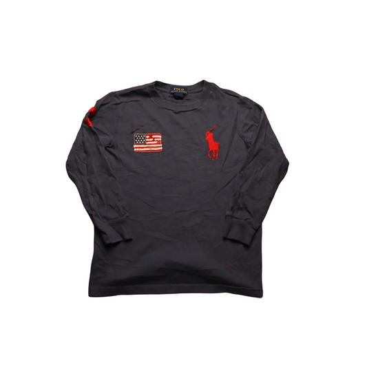 Ralph Lauren Kids  T-Shirt Blue Age 6Y