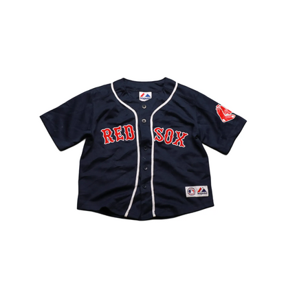 Majestic Kids Red Sox Jersey Blue Age 5Y