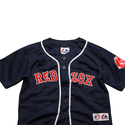 Majestic Kids Red Sox Jersey Blue Age 5Y