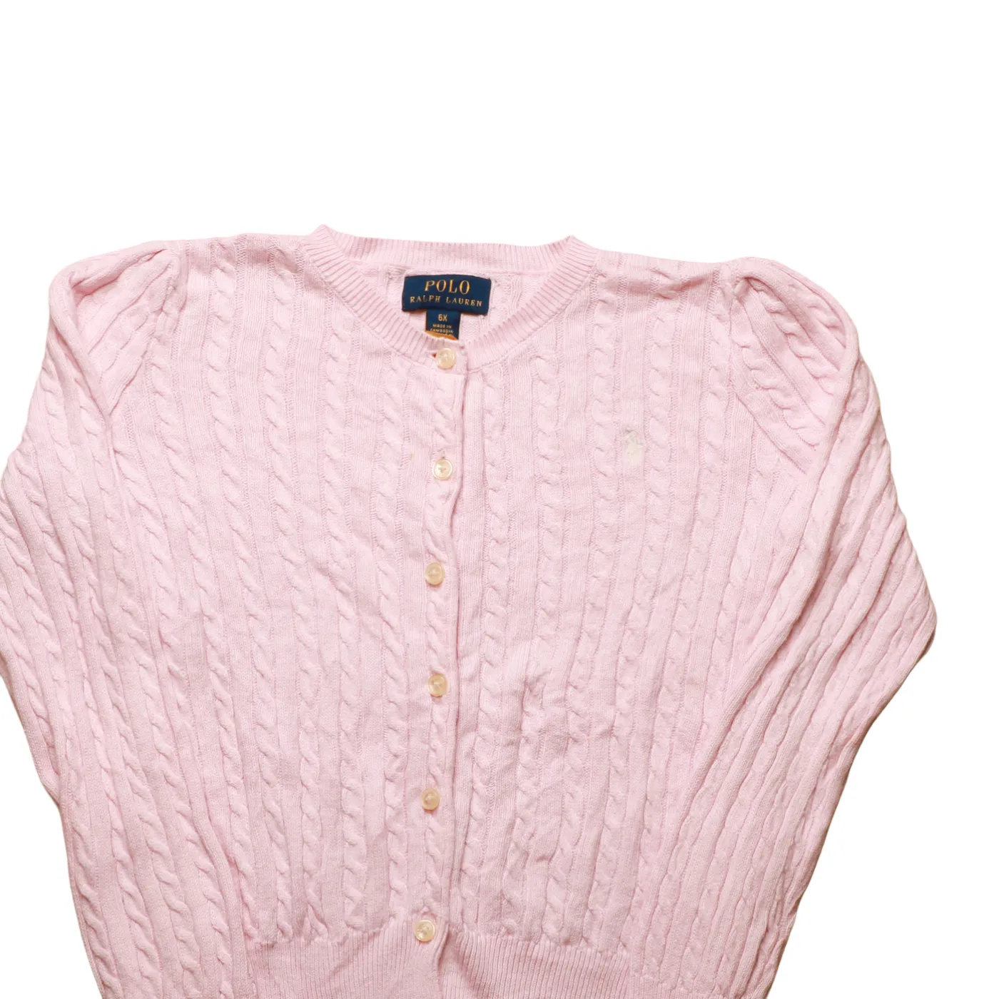 Ralph Lauren Kids Knitwear Cardigan Pink Age 5Y
