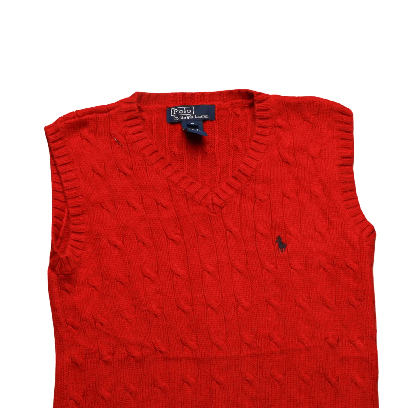 Ralph Lauren Kids Knitwear Vest Red Age 6Y