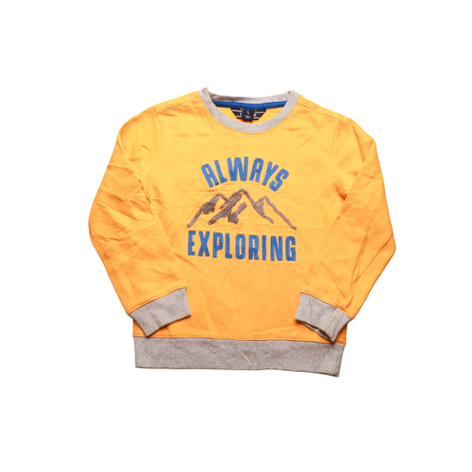 Land's End Kids  Sweatshirt Yelllow Age 6Y