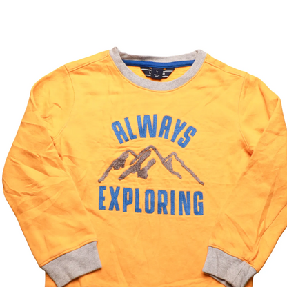 Land's End Kids  Sweatshirt Yelllow Age 6Y