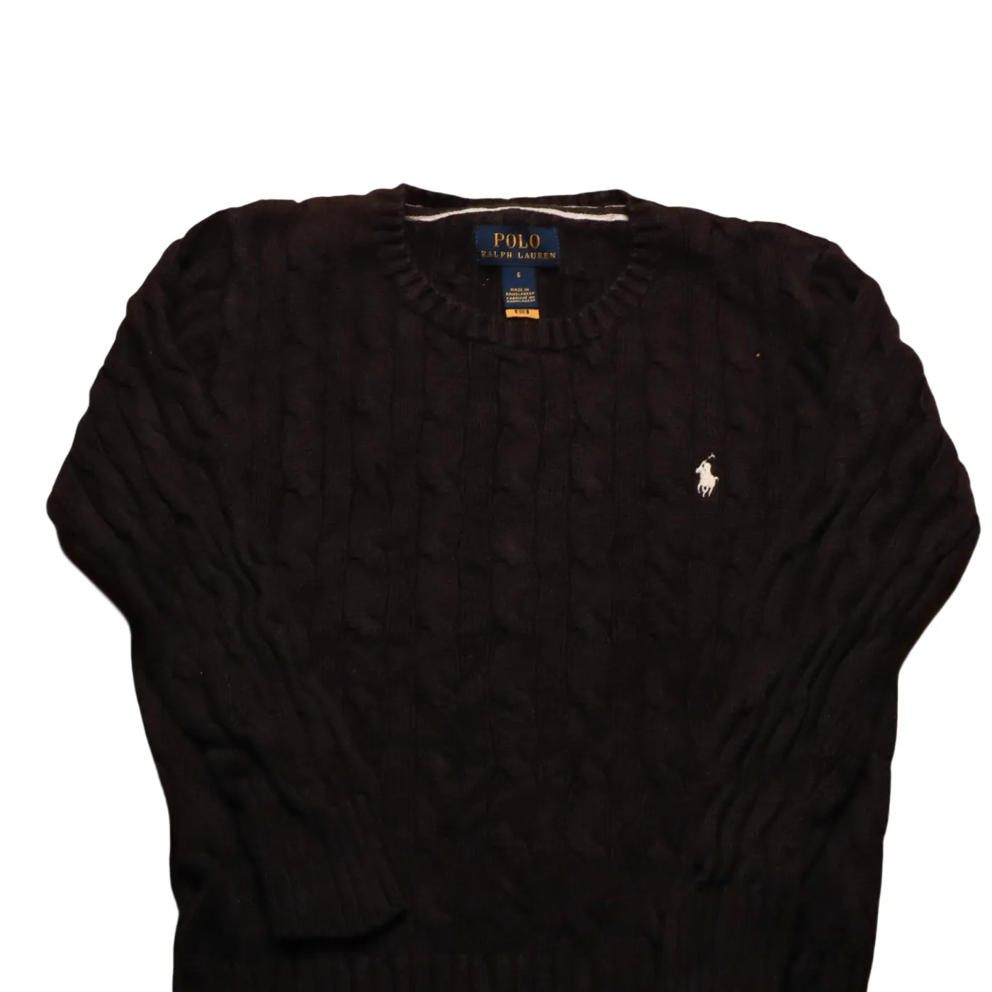 Ralph Lauren Kids Knitwear Jumper Black Age 5Y