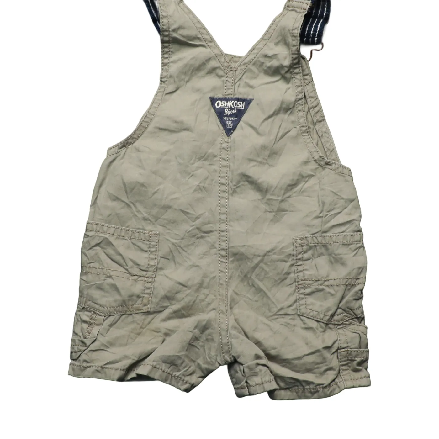 OshKosh Kids Shortall Dungarees Green Age 9M
