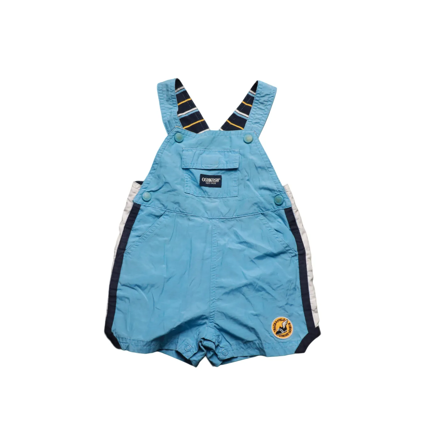 OshKosh Kids Shortall Dungarees Blue Age 3-6M