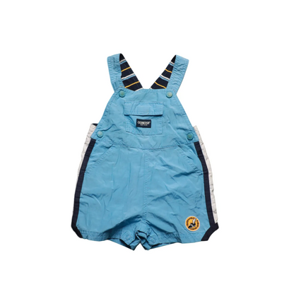 OshKosh Kids Shortall Dungarees Blue Age 3-6M